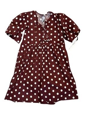 nicole miller brown polka dot dress | Dresses | Nicole Miller Summer Shift Color:Yellow Mini dresses A linen Fyona Bohemian Lace A-Line Beach